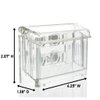 Source One LLC Clear Outdoor Magnetic Business Card Holder (GAB-MAG)