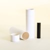 KJ's Krafts 3 OZ White Kraft Paperboard Deodorant/Cosmetic/Lotion/Lip Balm Tubes (25)