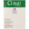 Curad Medium Gauze Pads 3" x 3", 25 ea (Pack of 2)
