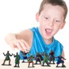 ArtCreativity Knight Action Figures for Kids, Set of 16, Free-Standing Knight Figurines with Realistic Details, Medieval Party Decorations and Cake Toppers, Knight Party Favors for Boys & Girls