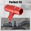 HIMARKLIF 𝗔𝗹𝘂𝗺𝗶𝗻𝘂𝗺 Engine Coolant Tee, Radiator Lower Hose Connector Tee Compatible with Cadillac ATS CTS SRX Blazer Camaro Cobalt GMC Acadia Pontiac G5 G6 Pursuit Saturn Ion Replace#：23333192