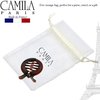 Camila Paris CP1362 French Hair Clip for Women, Girls Round Fish Hair Claw Clips Ponytail Holder Fashion Durable and Styling Hair Accessories for Women, Strong Hold No Slip Grip, Made in France