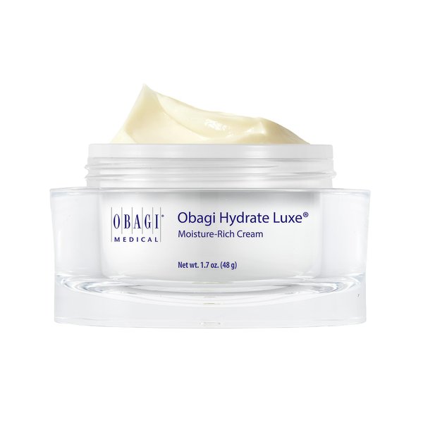 Obagi Hydrate Luxe Ultra-Rich Facial Moisturizer – Non-Comedogenic with Tara Seed Extract and Biomimetic Peptides – Intensive Night Face Cream for Dry, Sensitive or Aging Skin – 1.7 oz