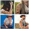 JoyfulGlam 75 PCS Male Cowboy Temporary Tattoos Rodeo Birthday Party Tattoos Stickers For Boys And Girls First Birthday Party Decorations Supplies