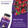 Melatonin Gummies for Kids & Adults | Natural Sleep Aid Drug-Free, Vegan Berry Flavor Kids Melatonin Gummy Supplement | 120 Sleep Gummies | 2.5mg, 5mg or 10mg Dose | Sleeping Pills Substitute (2-Pack)