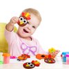 12 Pieces Thanksgiving Turkey Head Magnet Craft Kit Self-Adhesive DIY Turkey Craft Kit Festive Fall Thanksgiving Party Game School Home Activities and Refrigerator Decoration Supplies for Kids Adults