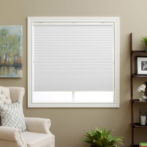 Blackout Cellular Shades Cordless Blinds Window Shades for Home, 22W x 48H, White(Blackout)