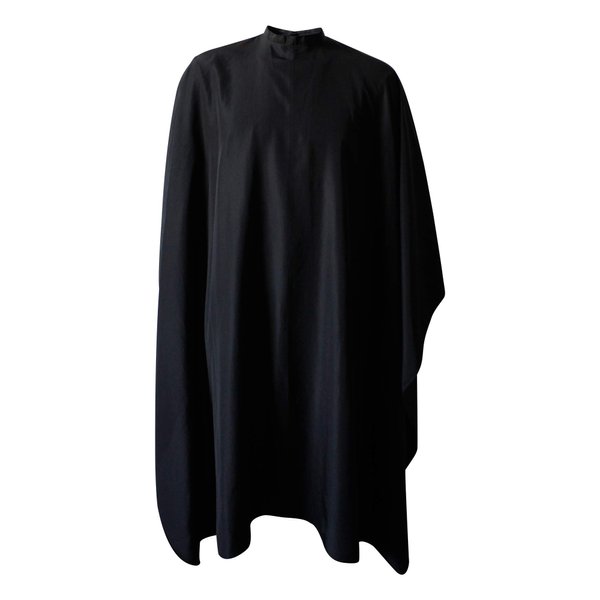 SMARTHAIR Professional Salon Cape Polyester Haircut Apron Barber Cape,54"x62",Black,C007001E-L
