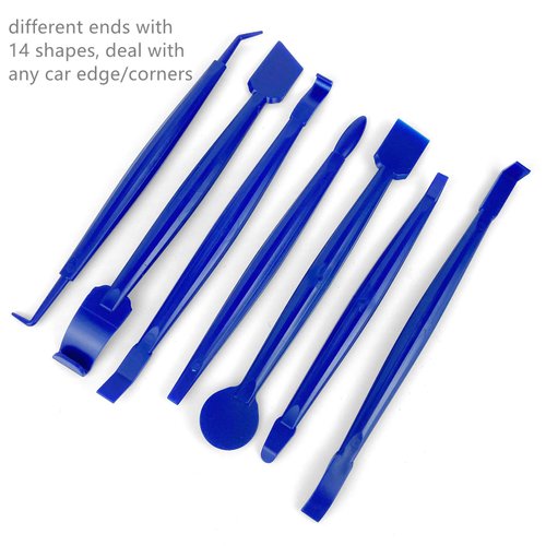 Car Install Tools for Vinyl Wrap, Vehicle Tint Window Film Kit Includes Vinyl Wrap Magnets, Edge Trimming Tools, Felt Squeegee, Wrapping Cutter, 9mm Knife