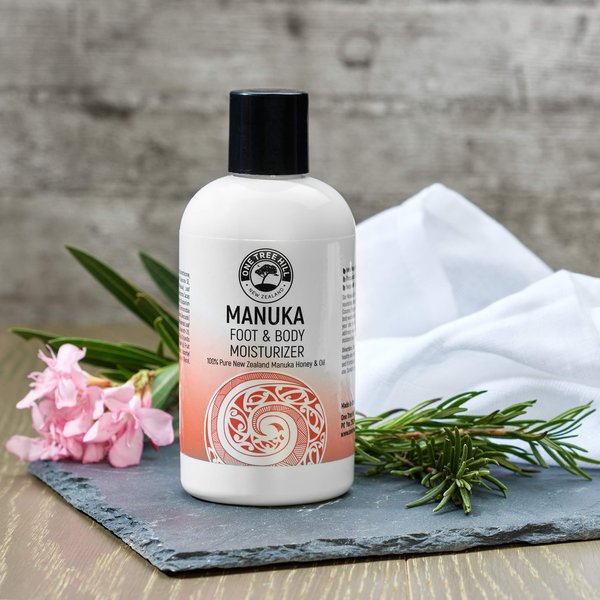 One Tree Hill Manuka Foot & Body Moisturizer | Manuka Honey & Essential Oil Blend | 9 Fl Oz