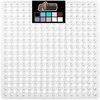 Gorilla Grip Patented Shower and Bathtub Mat, 21x21, Small Square Shower Stall Floor Mats with Suction Cups and Drainage Holes, Machine Washable and Soft on Feet, Bathroom Accessories, Clear