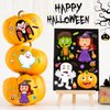 Halloween Stickers, Halloween Stickers for Kids, 30 Packs Halloween Make a Face Sticker Sheets, Halloween Crafts Party Favors for Kids, Halloween Games for Kids Party