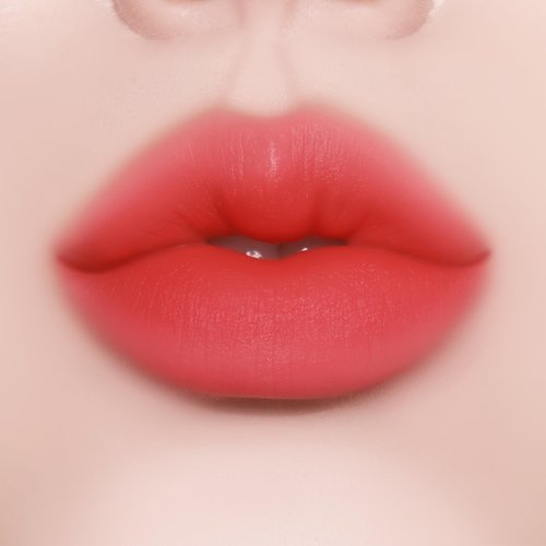 FORENCOS Bisou Velvet Lip Tint, Soft Easy Finger Smearing, High Pigmentation, Matte Finish, Non-Sticky, Smooth Coloring, Longwear (04 Cheri)