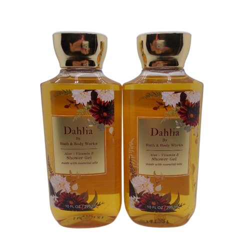 Bath & Body Works Dahlia Shower Gel Gift Sets 10 Oz 2 Pack (Dahlia) 20 ounces
