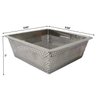 GSW FS-BSI Floor Sink Basket, 8-1/2 x 8-1/2 x 3"