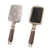 Fshion Handmade Massage Air Cushion AB Crystal Paddle Brush,Premium Bling Hair brush,Rhinestone Detangle Hair Comb For Women