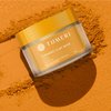 TUMERI Turmeric Clay Mask for Facial Skin Care – Turmeric with Vitamin C Clay Mask with Manuka Honey 2 oz – Facial Mask for Dark Spots, Scarring and Cleansing with Face Mask Brush Applicator & Towel