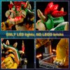Vaodest LED Light for Lego 71411 The Mighty Bowser Building Blocks Model,Design and Configuration Compatible with Model 71411(LED Light Only, Not Building Block Kit)