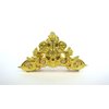 Generic Medium bright gold triangle metal filigree hair claw clip fine thin hair