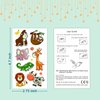 Partywind 105 Styles Glow Jungle Animals Temporary Tattoos for Kids Party Supplies, Zoo Animals Birthday Party Favors for Boys and Girls, Baby Shower Decorations (10 Sheets)
