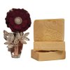 Rosebud Ranch Goat Milk Soap Sample Deep Red Velvet Flower Wallflower Plug-In Bath And Body