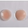 FZBNSRKO 2 Pairs Natural Round Silicone Reusable Adhesive Nipple Cover Breast Pads Gel Petals Pasties Bra Pads for Women Ladies
