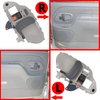 LIYYOO 15708043 15708044 Inside Interior Door Handle,Driver & Passenger Side,Compatible with 1995-2000 Chevrolet Tahoe GMC Yukon GM