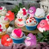 ArtCreativity 2-Inch Valentine's Day Rubber Duckies, Pack of 12, Cute Valentine Bath Toys, Fun Rubber Duckies for Bath, Pool, or Party Decorations, Perfect Valentine’s Day Party Favors