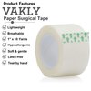 Paper Medical First Aid Surgical Tape 1" x 10 Yards [Pack of 6 Rolls] Lightweight Breathable Microporous Self Adhesive Latex Free Hypoallergenic Bandage and Wound Dressing Tape