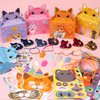 DMIGHT Cat Party Favors for Kids - Cat Themed Birthday Party Supplies Cat Toys Goodie Bag Stuffers Fillers