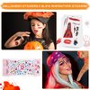 Face Body Paint Kit for Kids, 18 Colors Face Painting Kits, Halloween Easter Professional Makeup Kit with Tattoo Stickers, Template, Hair Clip, Brush, Cotton Pad for Party, Cosplay, Performances