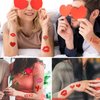Totelux Valentines Temporary Tattoo Heart Lips Fake Tattoos Waterproof Rose Tattoo Stickers for Women Men Wedding Face Body Decoration Valentines Party favors Supplies