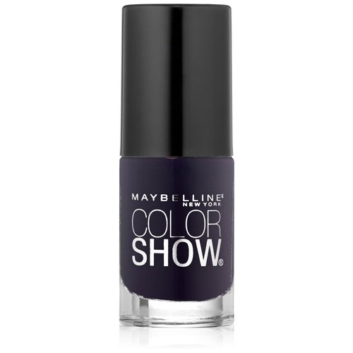 Maybelline New York Color Show Nail Lacquer, Midnight Blue, 0.23 Fluid Ounce
