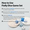 Fiolly Food Decision Dice For Eating Out Food Deciding Dice For Couples Family Gifts Meal Dice Food Decider Game Wood Dice Set 9pcs