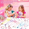 Kids Play Jewelry Sets, Princess Toys for Girls 4-6, 29 Pcs Little Girl Costume Jewelry, Unicorn Necklaces, Bracelets, Rings, Earrings, Toddler Dress Up Jewel Birthday Gifts Pretend Play Party Favor