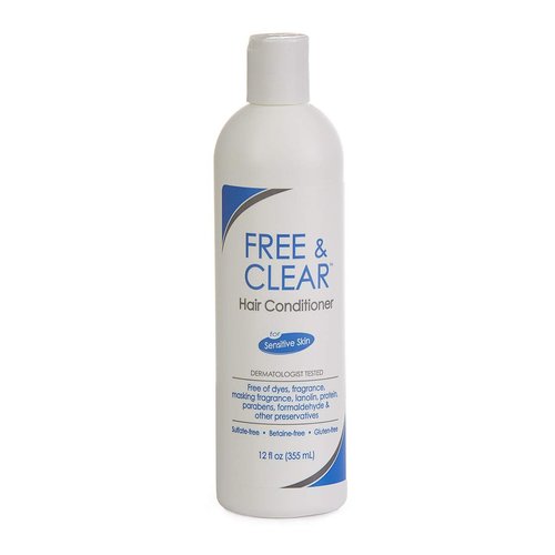 Free & Clear Vanicream Hair Conditioner | For Sensitive Skin | pH Balanced for all Hair Types | Fragrance and Paraben Free | 12 Ounce