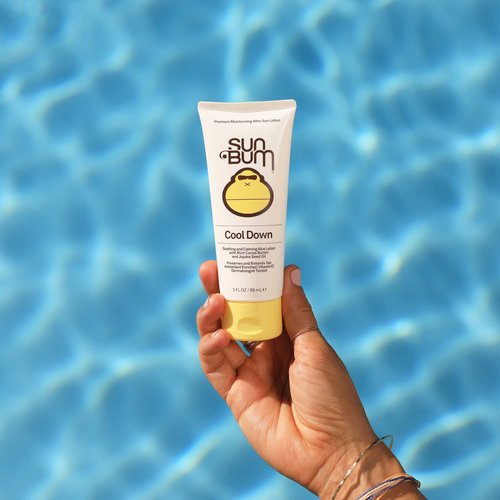 Sun Bum Cool Down Aloe Vera Lotion - Vegan After Sun Care with Cocoa Butter to Soothe and Hydrate Sunburn- 3 oz