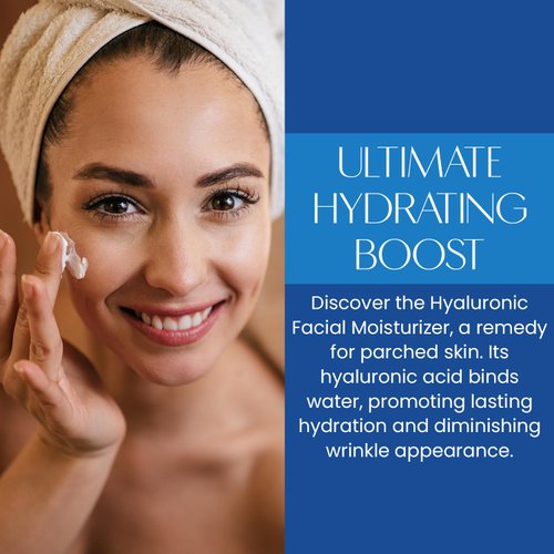 The Beauty Standard Hyaluronic Acid Daily Face Moisturizer - Long-lasting Hydration & Moisture, Anti-aging, Skin Firming Day Cream - Cruelty Free Korean Skin Care For All Skin Types - 1.69 Fl. oz