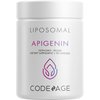 Codeage Liposomal Apigenin Supplement, 3-Month Supply, Daily Flavonoid Chamomile Extract, Liposomal Phospholipid Complex, Non-GMO Sunflower Oil, Phosphatidylcholine Vegan Blend, Gluten-Free, 90 Count
