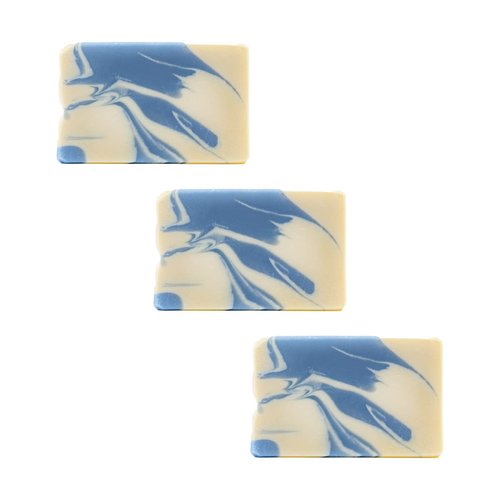 Luxiny Natural Soap Bar, Handmade Body Soap and Bath Soap Bar is a Palm Oil Free Moisturizing Vegan Castile Soap with Fragrance Oils for All Skin Types (Blueberry Muffin- 3 pack)