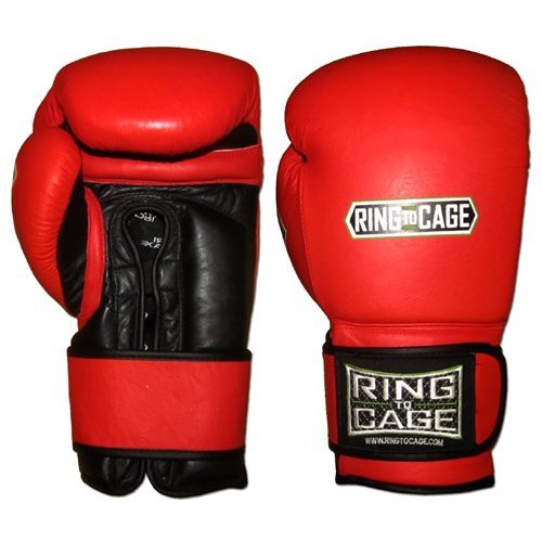 Leather Deluxe MiM-Foam Sparring Gloves - Single Strap - 14oz to 50oz (16oz)