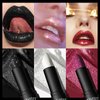 5 Colors Sparkling Shiny Lipstick Diamond Matte Lipstick Long Lasting Waterproof Metallic Lipstick High Pigmented Black Lipstick (5 Colors/Set, 5 Colors/Set)