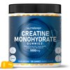 NutraPep Creatine Monohydrate Gummies 5g for Men Women - with L-Taurine Betaine Anhydrous Alpha-GPC BCAA 2:1:1 - Sugar-Free Gluten Free Chewable Creatine Supplement Bites