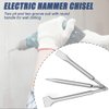 SDS-Plus Hammer Drill Chisel Set, Rotary Hammer Bits Set,3PCS Including Point Chisel, Flat Chisel, Cranked Chisels with Carry Case