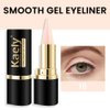 evpct 1Pcs Bright Nude Gel Eyeliner Pencil Eye Black Face Paint Stick Makeup Set Waterproof Matte Cream Crayon Eyeliner Pencil Set Cat Eye Liners Eyeshadow Guide delineador de ojos contra el agua