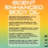 LICK Peach Scented Body Oil - Vitamin E Infused, Moisturizing and Hydrating After Shower Body Oil, Antioxidant Protection, Soothing Aromatherapy - Natural and Gentle for All Skin Typs