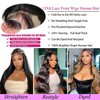 GMNSTAR 13x6 Lace Front Wigs Human Hair 200 Density Body Wave HD Lace Frontal Wigs for Black Women Glueless Wigs Human Hair Pre Plucked with Baby Hair 30 Inch