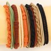 SWIHAITI Boho Hair Ties Bracelets for Women 24 Pieces Hair Tie Bracelet 4 Styles Dual-Use Bracelet and Hair Tie, Soft Stylish No Damage Hair Accessories