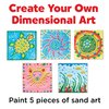 Faber-Castell 3D Sand Painting Kit for Kids: Create 5 Sand Art Pictures, DIY Arts and Crafts for Kids Ages 6-8+, Art Projects and Gifts for Girls and Boys, Red, Yellow, Green, Blue and White