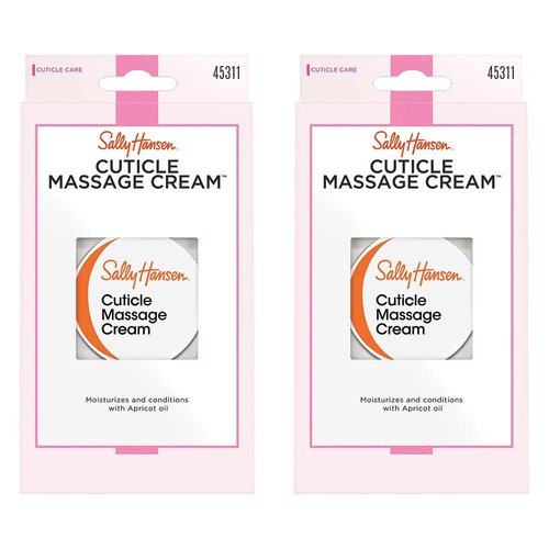 Sally Hansen Nail Treatment Cuticle Massage Cream, 2 Count(Pack of 1)